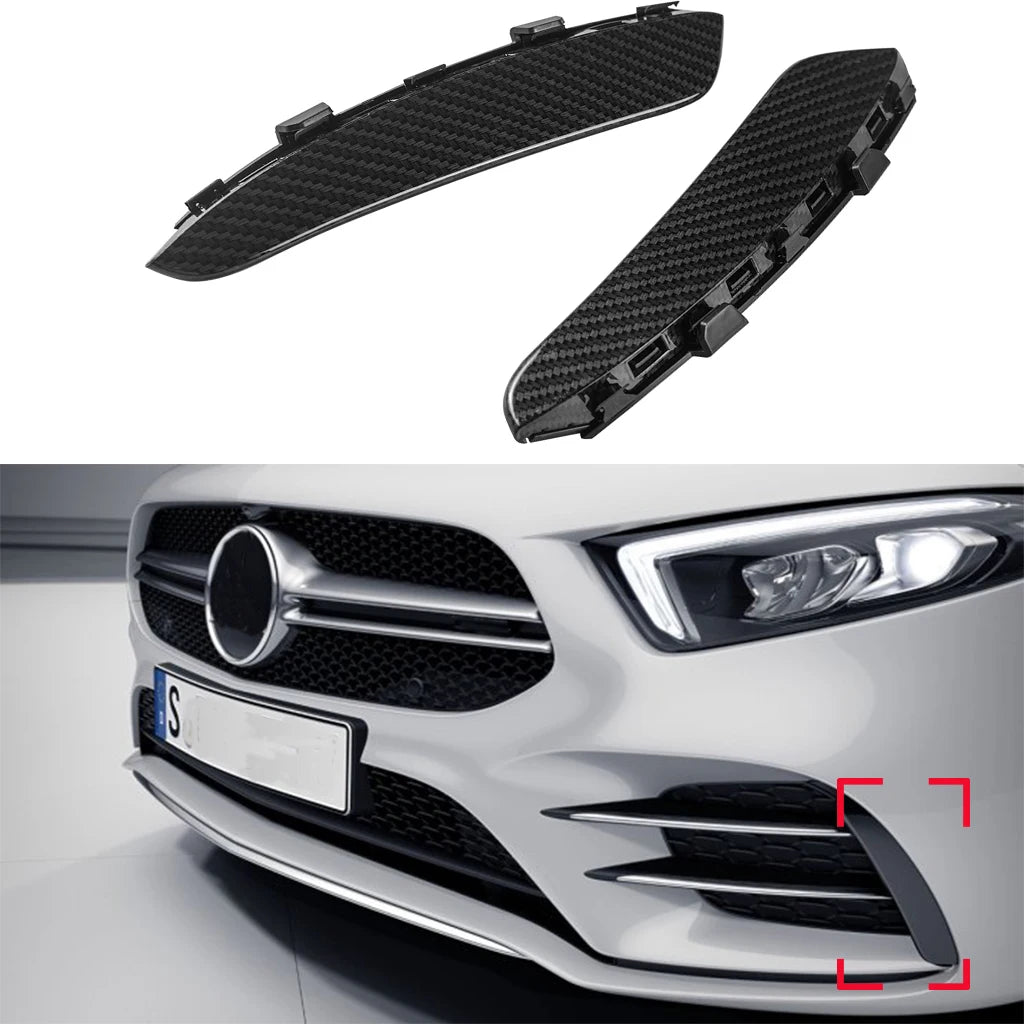 Mercedes Benz A Class Front Bumper Spoiler Canards