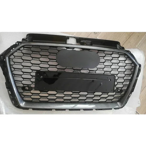 RS3 Style Front Sport Hex Mesh Honeycomb Hood Grill for Audi A3/S3