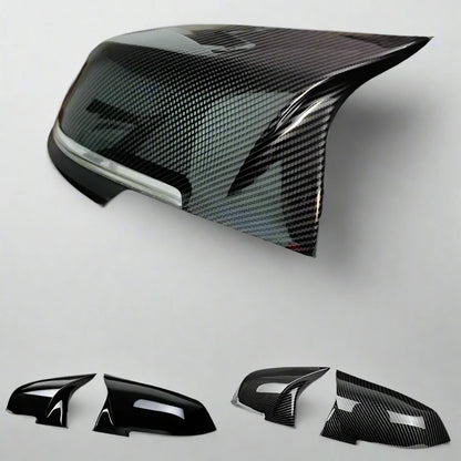 Mirror Cover Cap Carbon Black for BMW Series 1 2 3 4