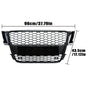 Front Bumper Grille for Audi A5 EU 2008 -2012 Black ABS Grill