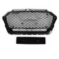 RS3 Style Front Sport Hex Mesh Honeycomb Hood Grill for Audi A3/S3