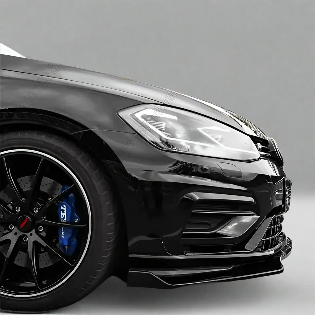 Volkswagen Golf 7 Facelift MK7.5 R GTI Rline 2014-2019 MAXTON Style Front Splitter