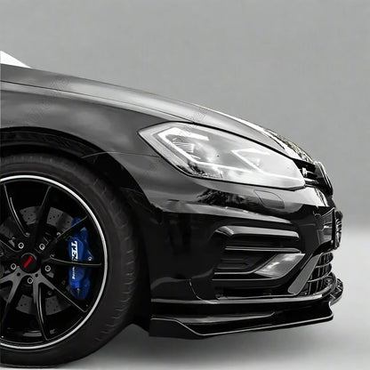 Volkswagen Golf 7 Facelift MK7.5 R GTI Rline 2014-2019 MAXTON Style Front Splitter