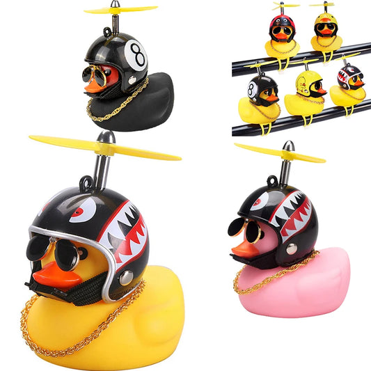 Duck With Helmet Decor!