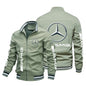 2024 New Mercedes-Benz Logo Print Motorcycle Racing Jacket Windbreaker Top Racing Team AMG Jacket Men Clothing