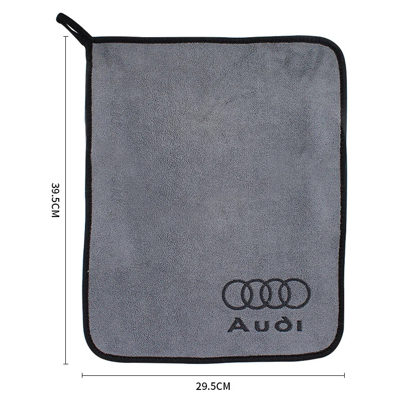 Car Wash Towel Cotton Drying Cloth For Audi Q5 S4 A5 C6 S5 A4 2024 Quattro 2023 2022 B8