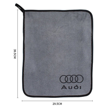 Car Wash Towel Cotton Drying Cloth For Audi Q5 S4 A5 C6 S5 A4 2024 Quattro 2023 2022 B8