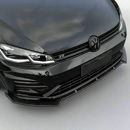 Volkswagen Golf 7 Facelift MK7.5 R GTI Rline 2014-2019 MAXTON Style Front Splitter