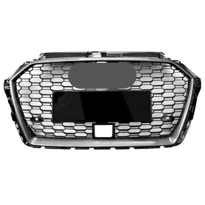 RS3 Style Front Sport Hex Mesh Honeycomb Hood Grill for Audi A3/S3