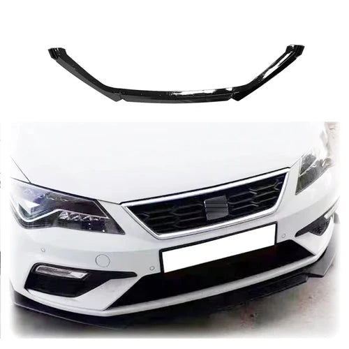 Seat Leon MK3 Front Splitter 5F TDI TSI ST SC 2012-2020 High Quality ABS 3Pcs