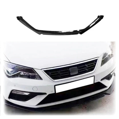 Seat Leon MK3 Front Splitter 5F TDI TSI ST SC 2012-2020 High Quality ABS 3Pcs