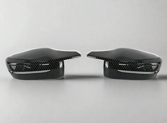 Carbon Fiber Pattern/Black Side Mirror Covers for BMW G Series