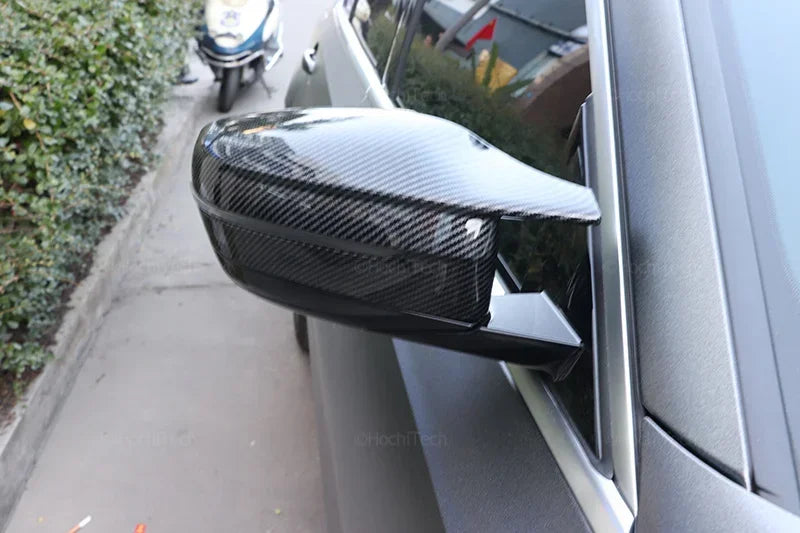 Carbon Fiber Pattern/Black Side Mirror Covers for BMW G Series