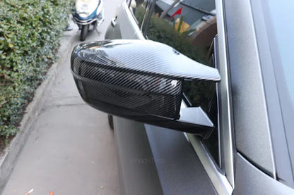 Carbon Fiber Pattern/Black Side Mirror Covers for BMW G Series