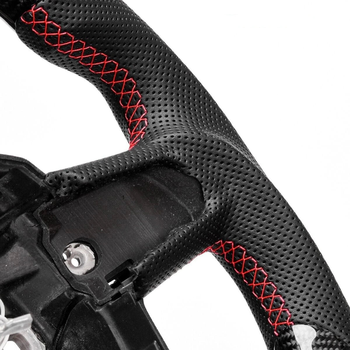 LED Carbon Fiber Steering Wheel For Audi B8 A4 A5