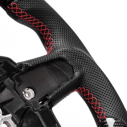 LED Carbon Fiber Steering Wheel For Audi B8 A4 A5