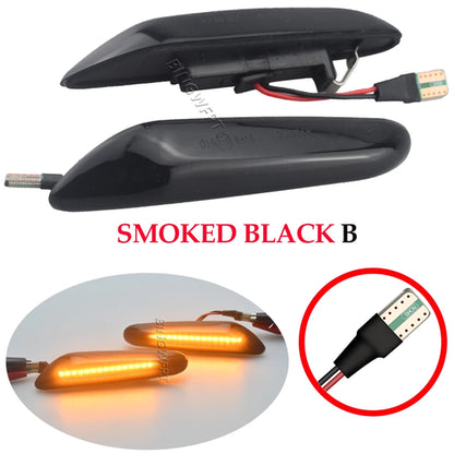 High quality Dynamic LED Fender Light Side Marker For BMW E60 E61 E90