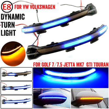 LED Dynamic Turn Signal Lamp For Volkswagen VW Golf MK7 7 GTI GTD GTE R
