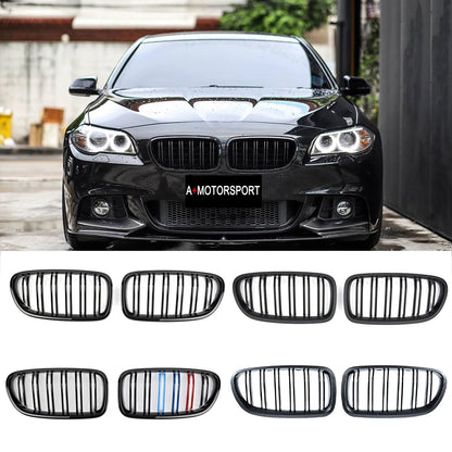 Dual Slat Kidney Grill For BMW 5 Series