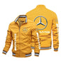 2024 New Mercedes-Benz Logo Print Motorcycle Racing Jacket Windbreaker Top Racing Team AMG Jacket Men Clothing