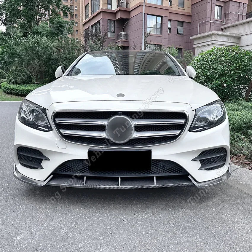 Front Bumper Lip Splitter For Mercedes Benz E Class