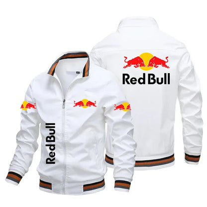 Red Bull Racing Jacket Trendy Casual Loose Motorcycle Jacket Outdoor Sport Oversized Custom Racing