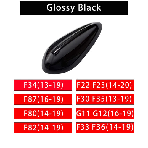Glossy Black Shark Fin Antenna Cover For BMW M2 M3 M4 X1 X3 X4 X5 X6