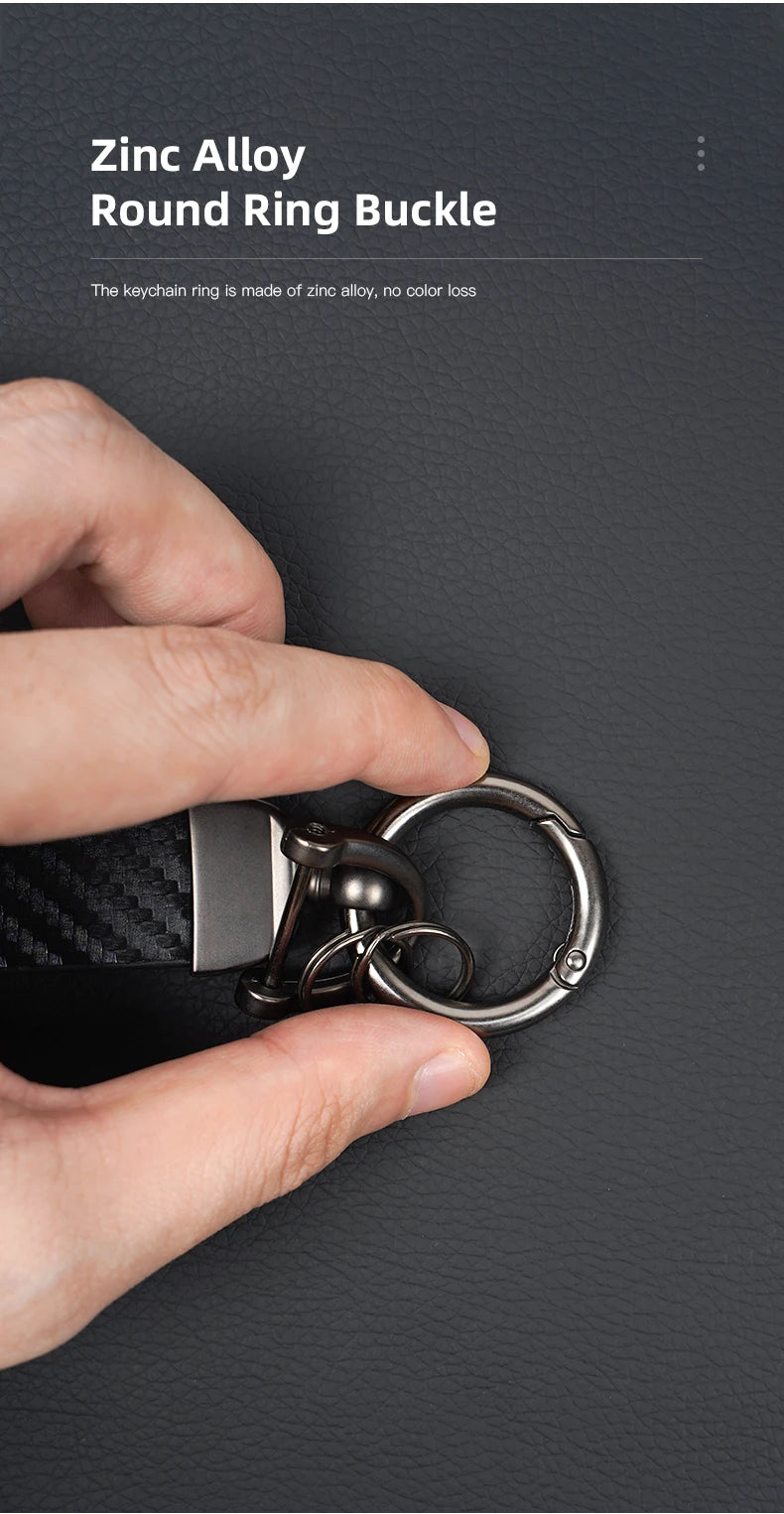 Keychain Vintage Leather For Mercedes Benz