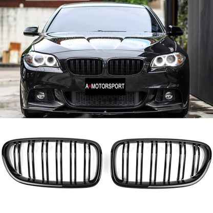 Dual Slat Kidney Grill For BMW 5 Series