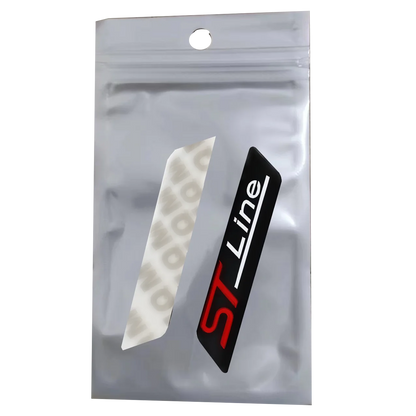3D Metal ST Line Logo Car Rear Trunk Badge Emblem Sider Fender Sticker