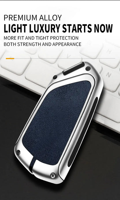 Metal Key Case Cover For VW Volkswagen Golf 8 Mk8 Skoda Octavia