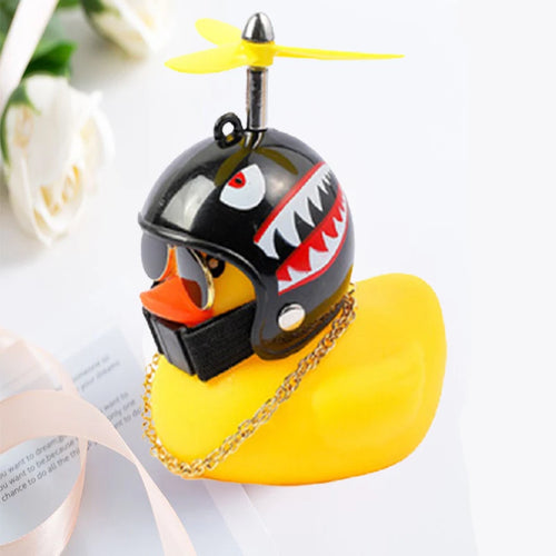 Duck With Helmet Decor!