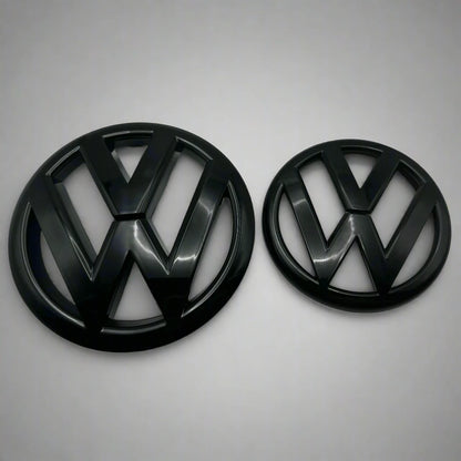 Gloss Black Replacement 135mm Front Grill emblem or 110mm Rear Trunk
