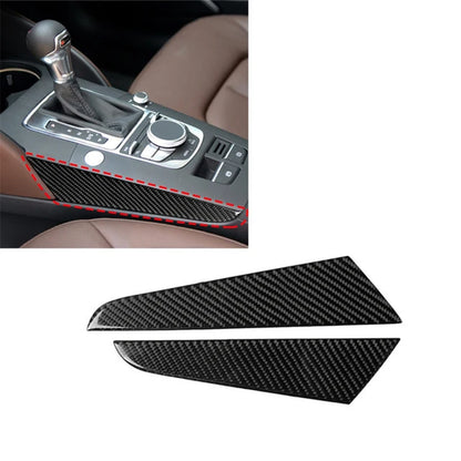 Audi A3 8V 14-19 Center Gear Shift Frame Cover Carbon Fiber