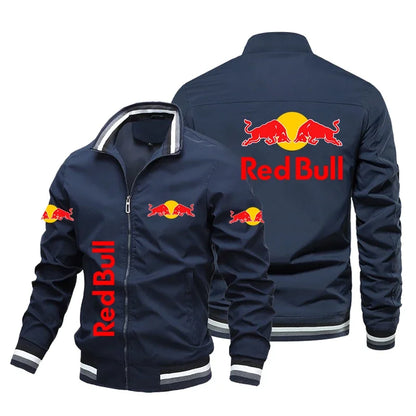 Red Bull Racing Jacket Trendy Casual Loose Motorcycle Jacket Outdoor Sport Oversized Custom Racing