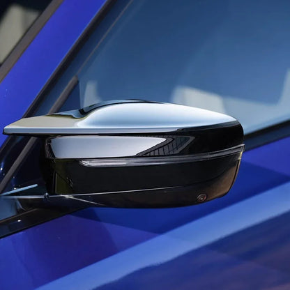 Carbon Fiber Pattern/Black Side Mirror Covers for BMW G Series