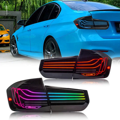 RGB LED Tail light Assembly For BMW 3-Series F30 F38 F80 2012-2013