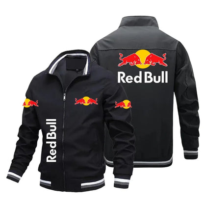 Red Bull Racing Jacket Trendy Casual Loose Motorcycle Jacket Outdoor Sport Oversized Custom Racing