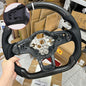 Carbon Fibre Steering Wheel Leather VW Golf MK7 MK7.5
