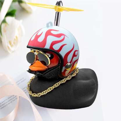 Duck With Helmet Decor!