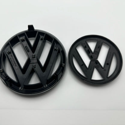 Gloss Black Replacement 135mm Front Grill emblem or 110mm Rear Trunk