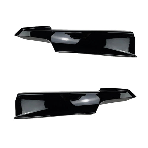 Front Bumper Splitter Trim Kit Fog Light Lamp Cover Canards For BMW F30