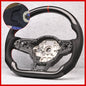 Carbon Fibre Steering Wheel Leather VW Golf MK7 MK7.5