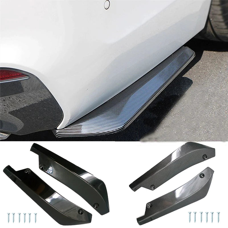 Universal Car Front Rear Bumper Strip Lip Spoiler Diffuser Splitter