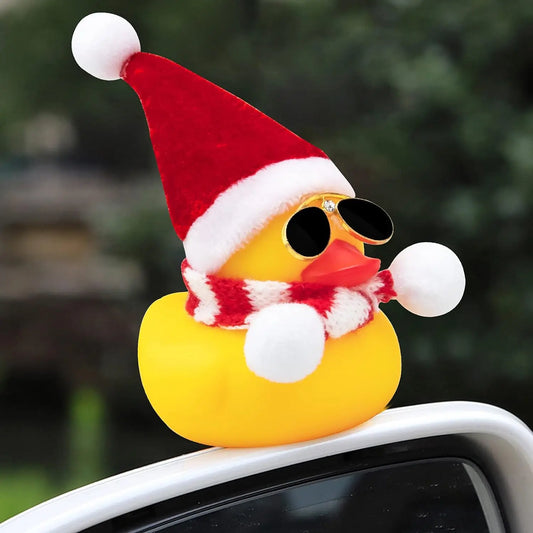 Dashboard Duck Christmas Decoration