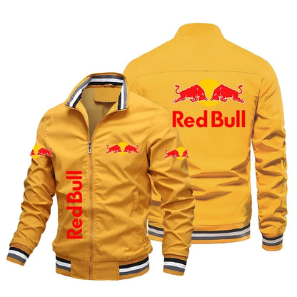 Red Bull Racing Jacket Trendy Casual Loose Motorcycle Jacket Outdoor Sport Oversized Custom Racing