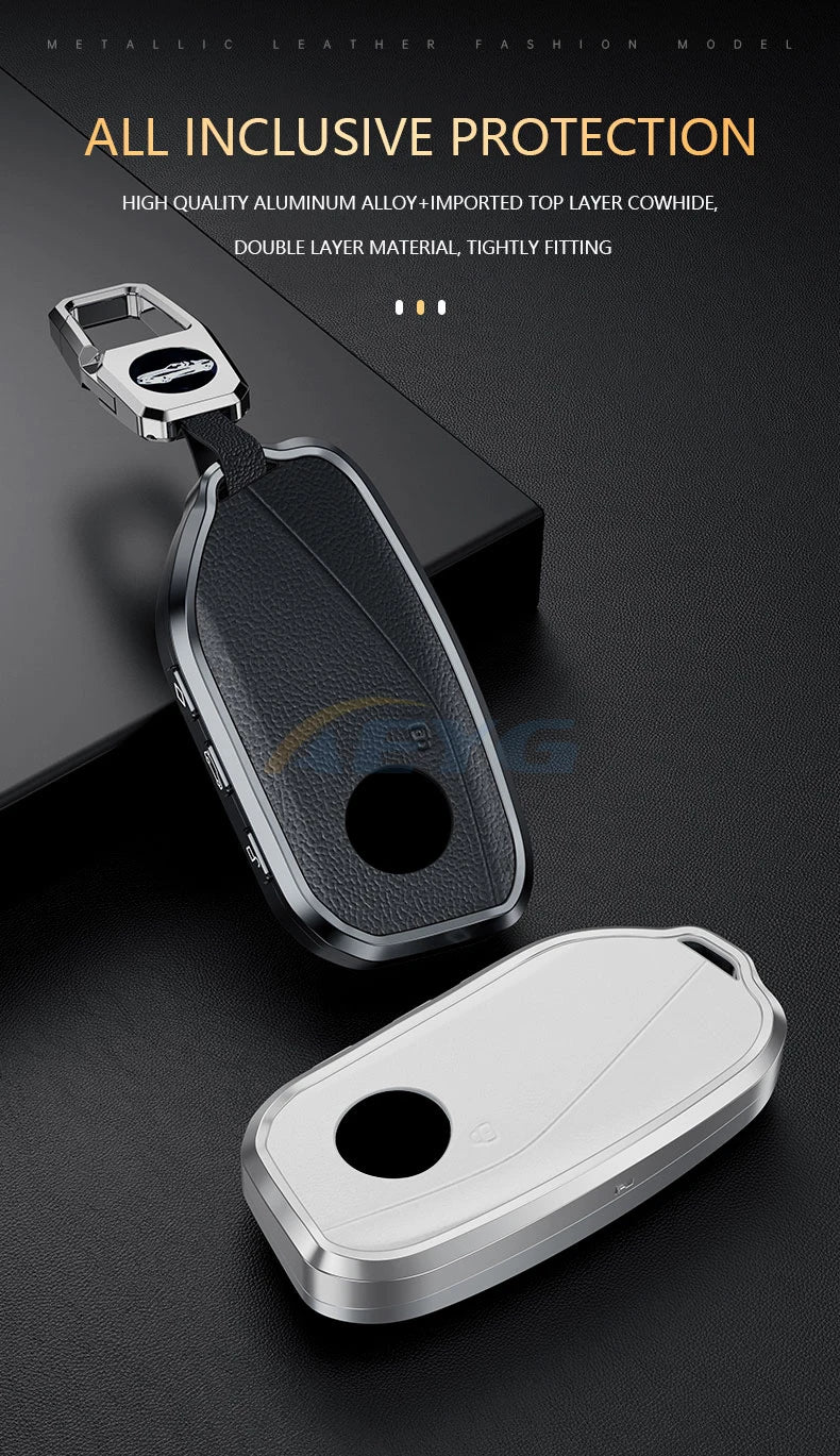 Metal Key Case Cover For VW Volkswagen Golf 8 Mk8 Skoda Octavia