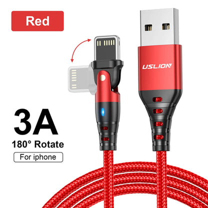 3A USB Cable For iPhone Cable 14 13 12 11 Pro Max Xs Xr X 8